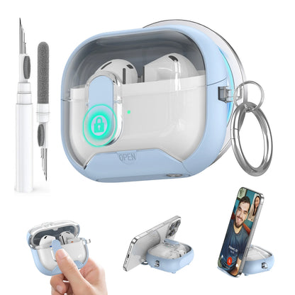 Secure Lock Case for Samsung Galaxy Buds 3 / 3Pro with Phone Stand