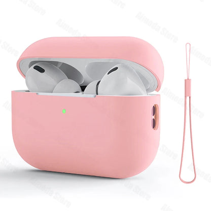 Liquid Silicone Case for AirPods Pro 2/3 – Soft Protective Earphone Cover
