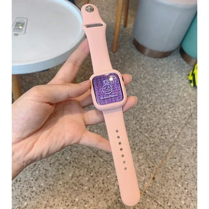 Shockproof Case with Silicone Sport Band for Apple Watch 42-45mm