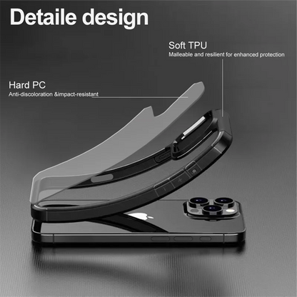 Transparent Shockproof Bumper Case for iPhone 11–16 Pro Max Series