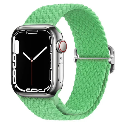 Braided Nylon Strap for Apple Watch Ultra 2/Series 10–4 Adjustable Band