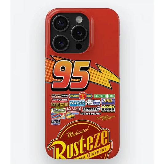 Retro Fashion 2-in-1 Glossy Tough Case – Protective Cover for iPhone 16–7 Series