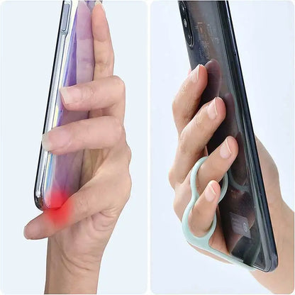 Plastic Finger Ring Grip & Stand for iPhone & Samsung – Universal Mount