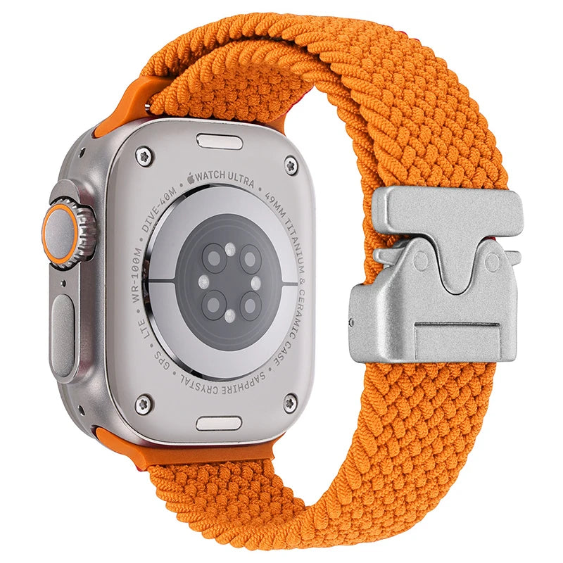Parachute Braided Nylon Strap for Apple Watch Ultra 3/2/1 49mm–41mm