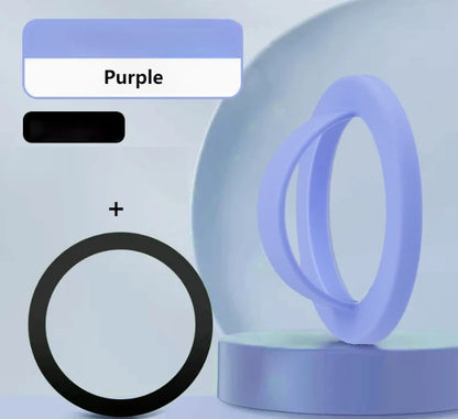 Magnetic Silicone Phone Ring Holder – Waterproof & Removable Grip