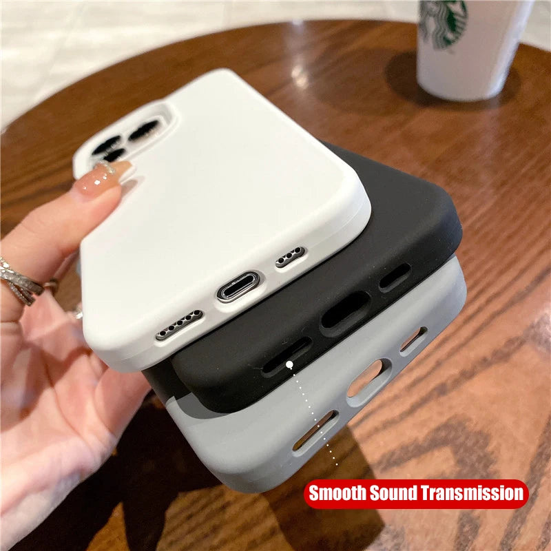 Liquid Silicone Shockproof Case for iPhone 14/14 Pro Max – Soft Back Cover