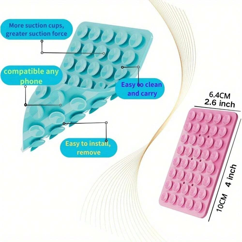 Silicone Suction Cup Phone Mount – Hands-Free Travel Stand for Smartphones