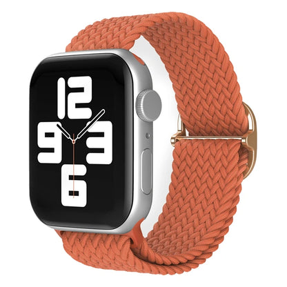 Elastic Braided Strap for Apple Watch Ultra 49mm and Series 9–SE, 45–38mm