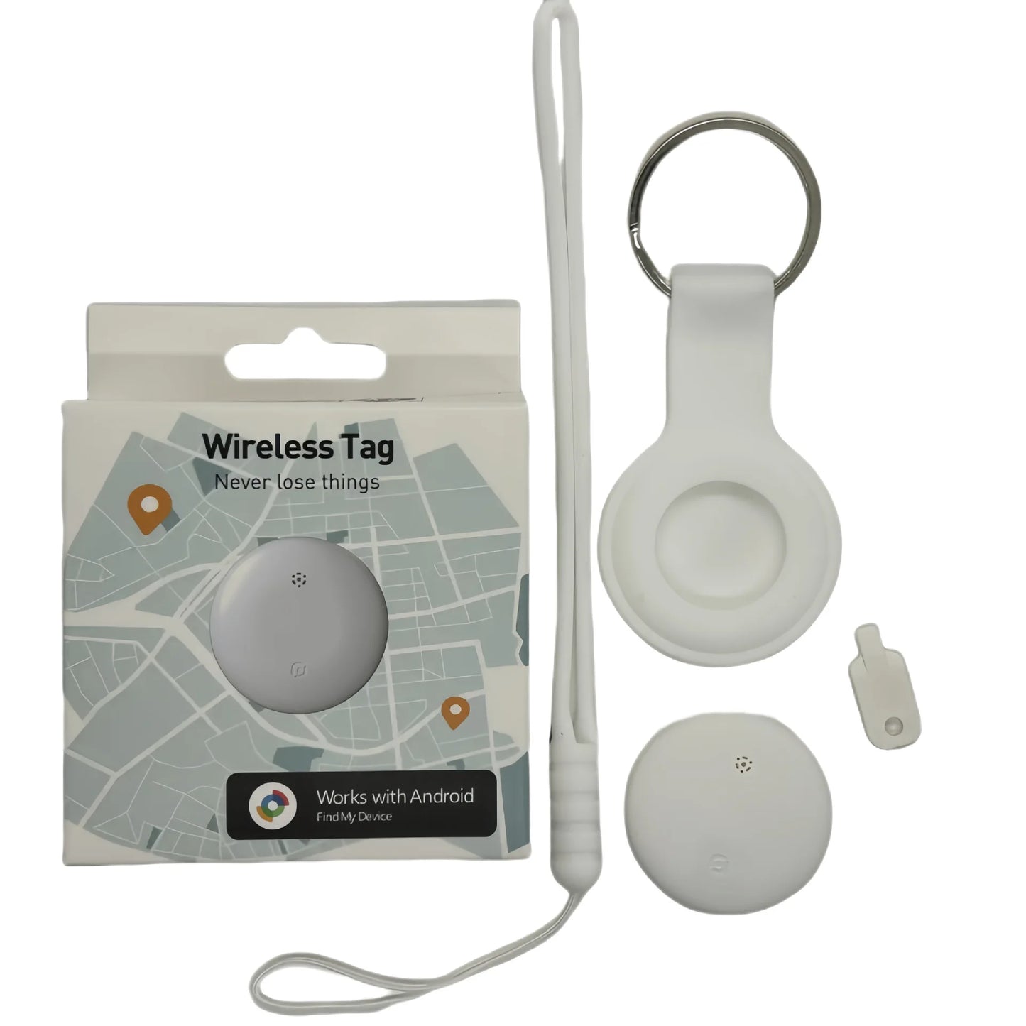 Mini Bluetooth Tracker for Android – Key, Bag, & Item Finder with Google Support