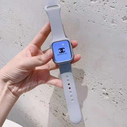 Shockproof Case with Silicone Sport Band for Apple Watch 42-45mm