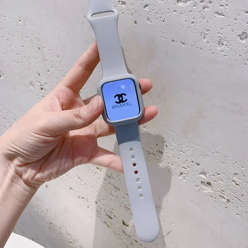 Shockproof Case + Silicone Sport Band for Apple Watch Ultra & SE