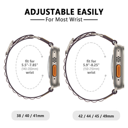 Alpine Loop Band for Apple Watch Ultra & Series 7–10, Adjustable 38–49mm Strap