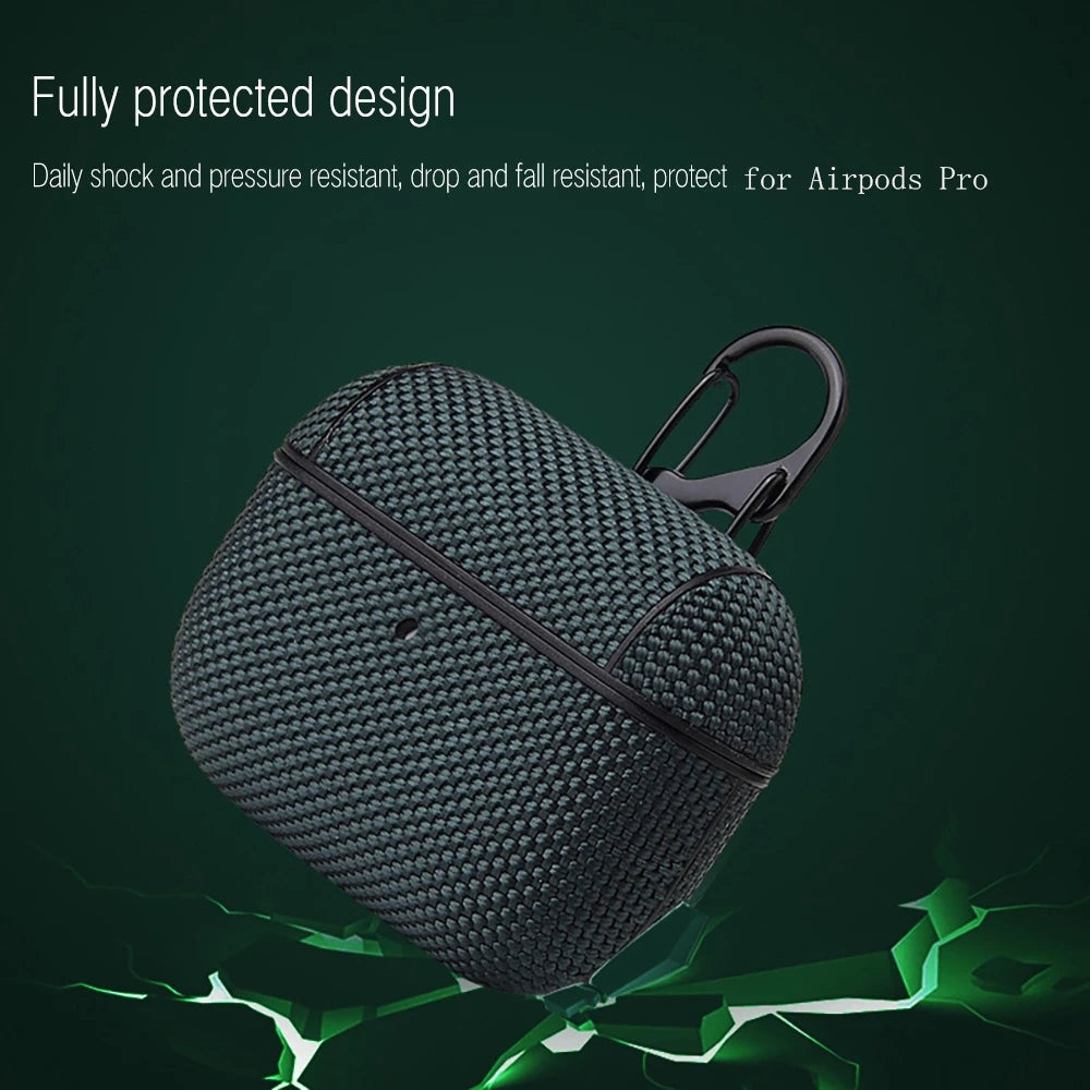 Textile Cloth Case for AirPods Pro 2 3 2 1 Anti-Fingerprint Protective Cover