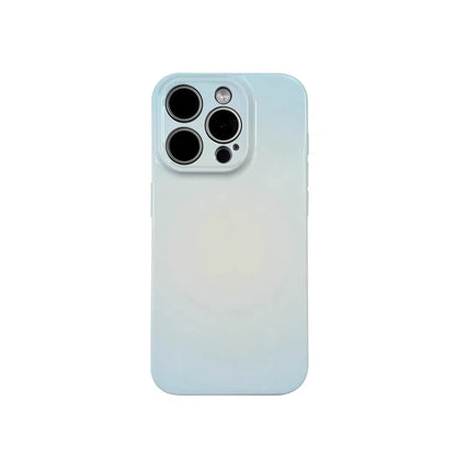 Blue & White Sparkling Water Magnetic Case for iPhone 11–17 Pro Max Plus TPU