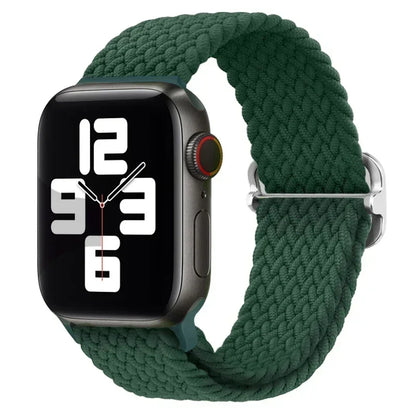 Braided Solo Loop for Apple Watch Ultra & Series 10–7 SE Elastic Band