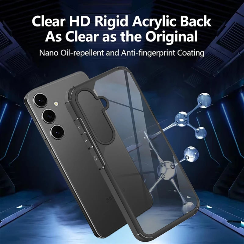 Rugged Hybrid Armor Shockproof Case for Samsung A & S Series – Hard PC Cover