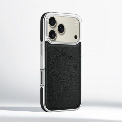 Luxury PU Leather MagSafe Case for iPhone 17–13 | Magnetic Shockproof Cover