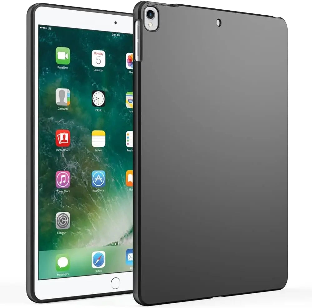 Soft Silicone TPU Case for iPad Air, Mini, Pro & 5–10 Gen iPads – Black Cover