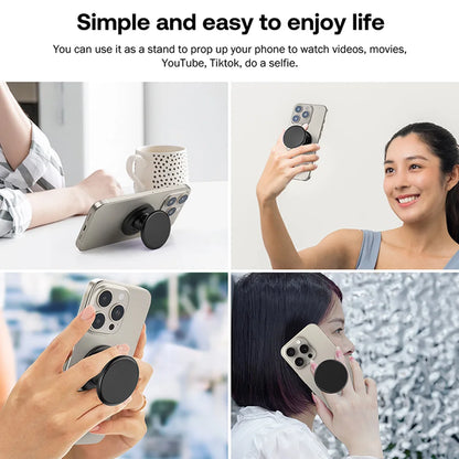 Socket GripTok Finger Ring Stand Holder for iPhone, Samsung, Xiaomi