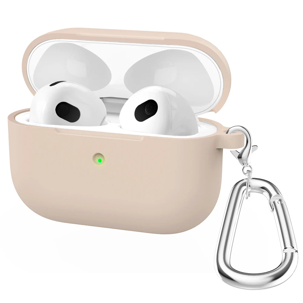 Soft Silicone Case for Apple AirPods 3 (2021) – Thick Solid Color Cover