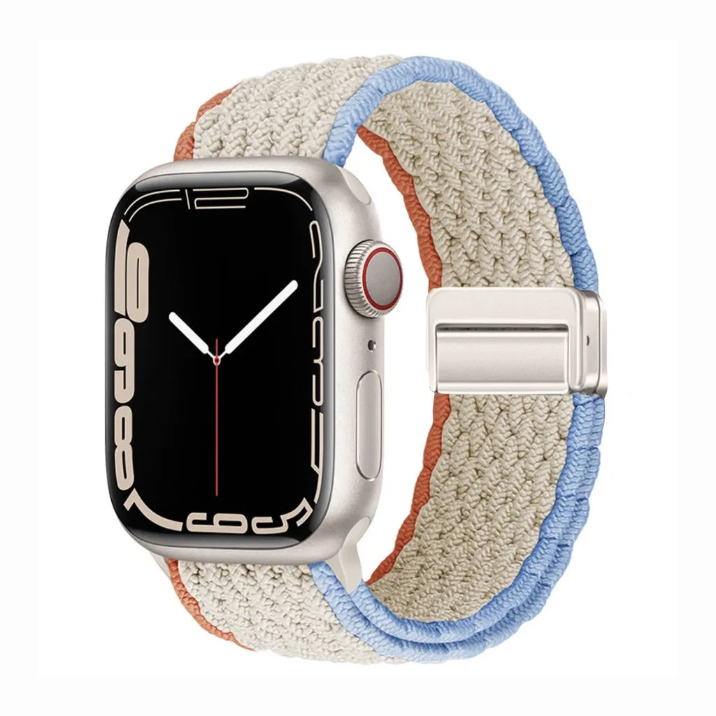 Nylon Braided Band for Apple Watch Ultra & S10–S3 | Soft Durable Strap