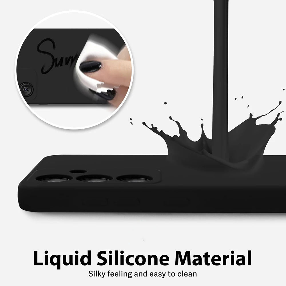 Shockproof TPU Silicone Case for Samsung S20–S24 Ultra/FE/S10–S8 5G/Plus