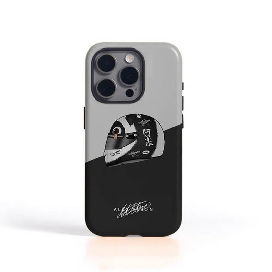 F1 ALBON 2-in-1 Tough Glossy Phone Case for iPhone 7/12 mini/14/15/16 Pro Max