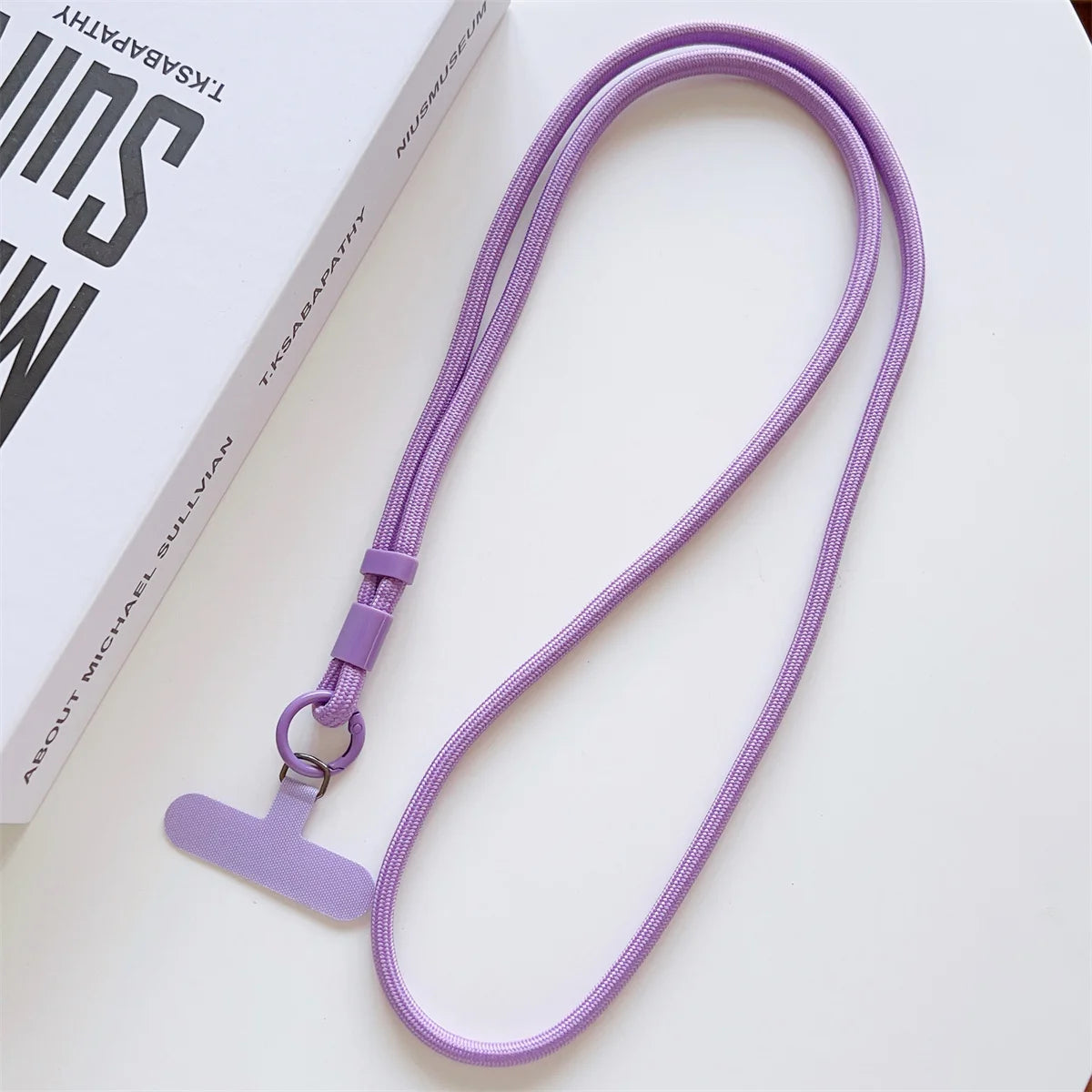 Universal Long Phone Lanyard Crossbody Neck Rope with Case Connection Clip