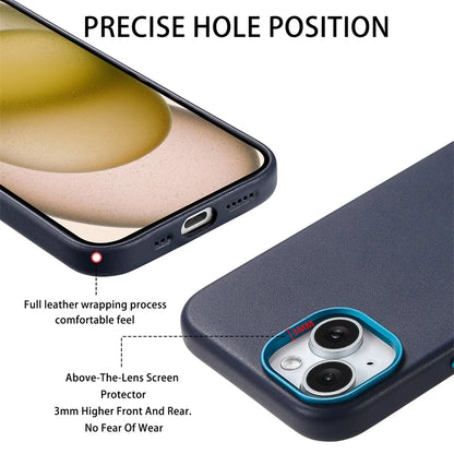 Magnetic MagSafe Leather Case for iPhone 16/15 Pro Max/Plus