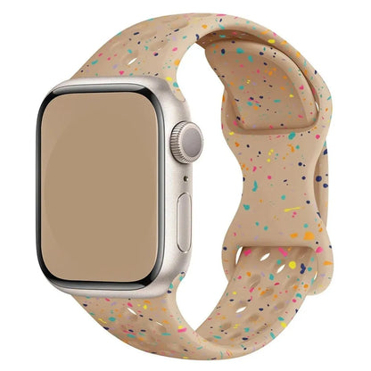 Transparent Silicone Bracelet Band for Apple Watch Ultra 2 & Series 10–5