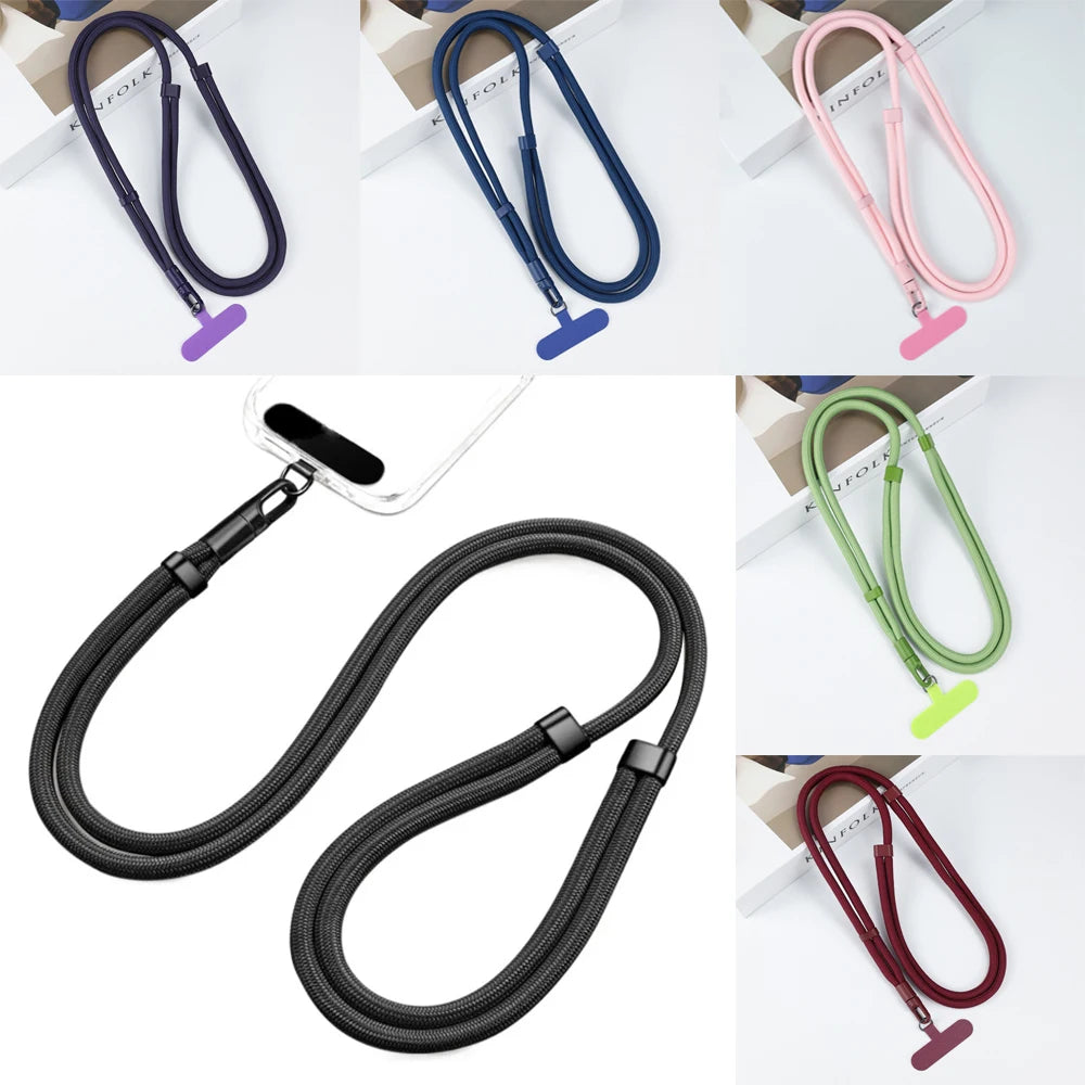 Adjustable Long Phone Lanyard Crossbody Strap for iPhone, Samsung, Xiaomi