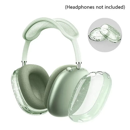 3D Transparent Anti-Scratch Case for AirPods Max - Soft Protective Cover