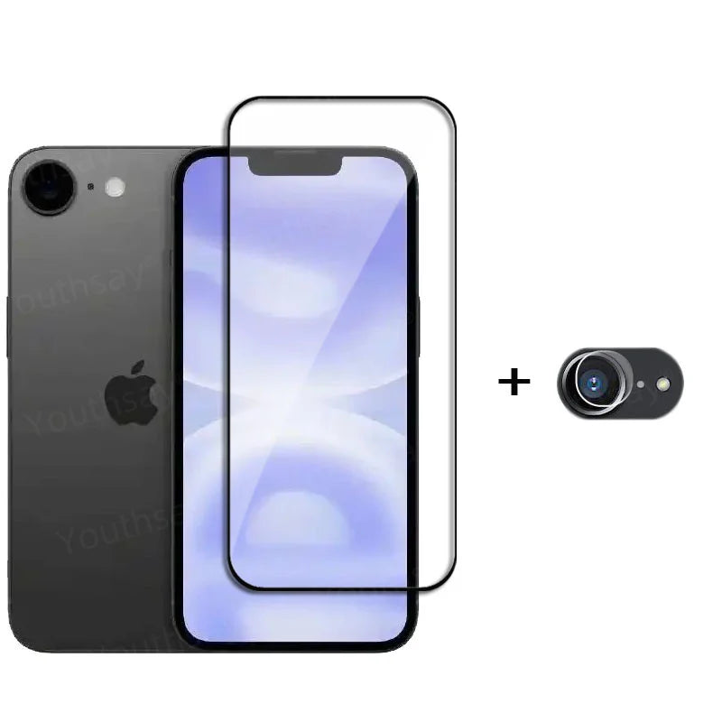 6-in-1 Screen & Camera Lens Protector Set for iPhone 16e SE4 SE 2025