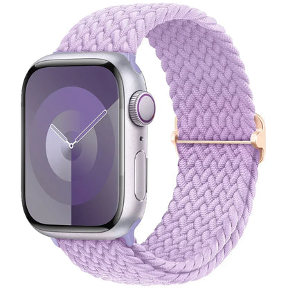 Braided Solo Loop for Apple Watch Ultra & Series 10–3 SE Elastic Band