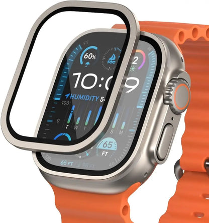 Tempered Glass Film for Apple Watch Ultra 3/2/1 49mm Screen Protector Bumper