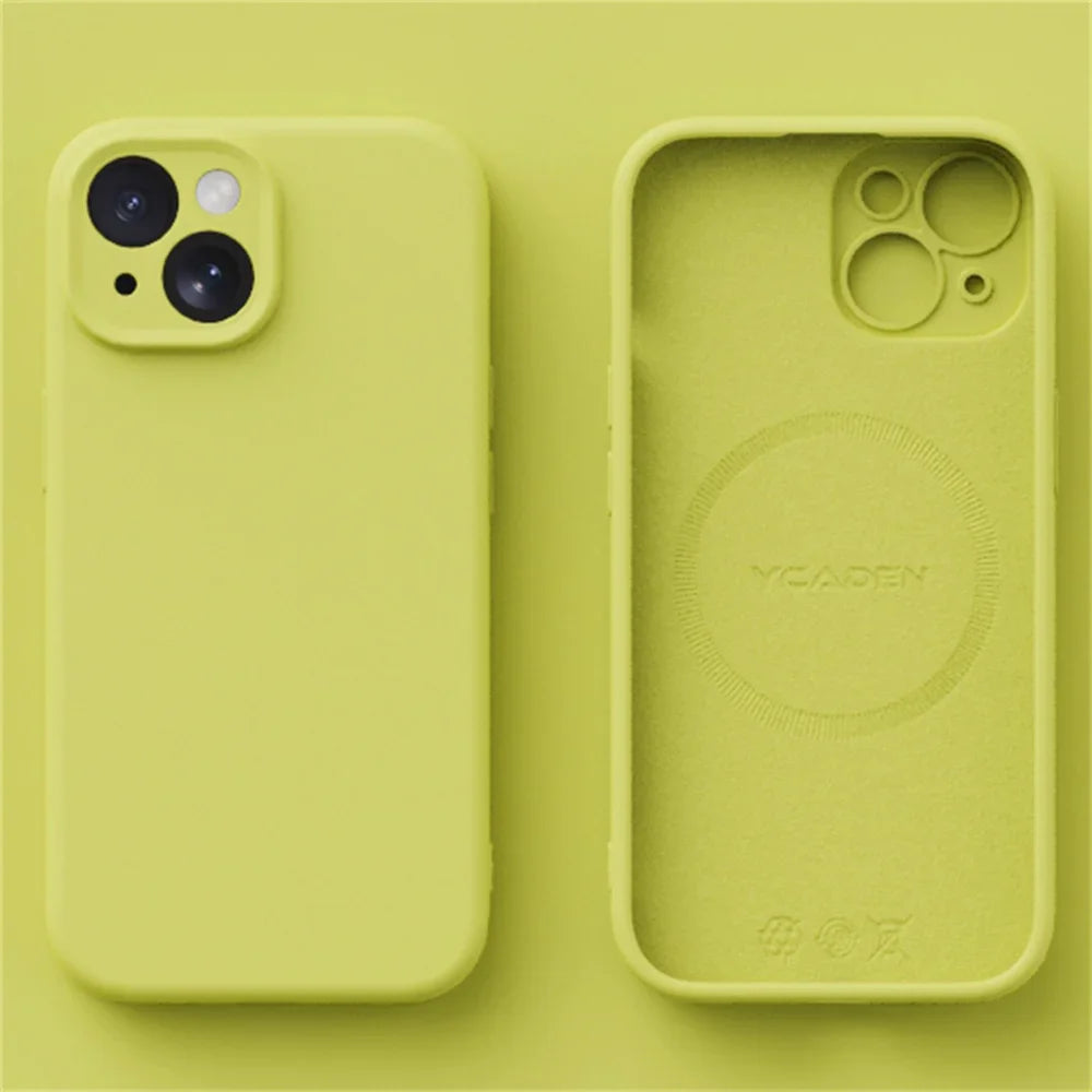 Liquid Silicone MagSafe Case for iPhone Pro Max 13, 12, 11