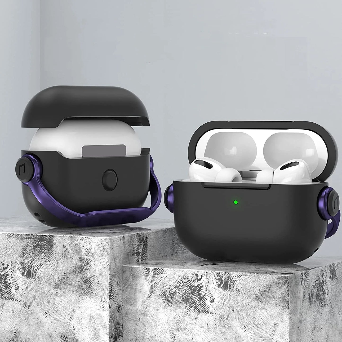 AirPods Pro 3 Case – Cute Music Design with Keychain & Cleaning Kit Included