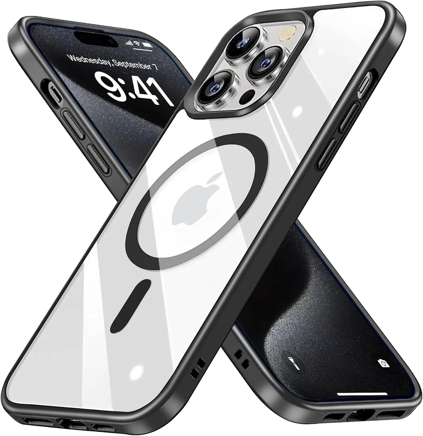 Anti-Yellowing MagSafe Case for iPhone 15 14 13 12 11 SE & More