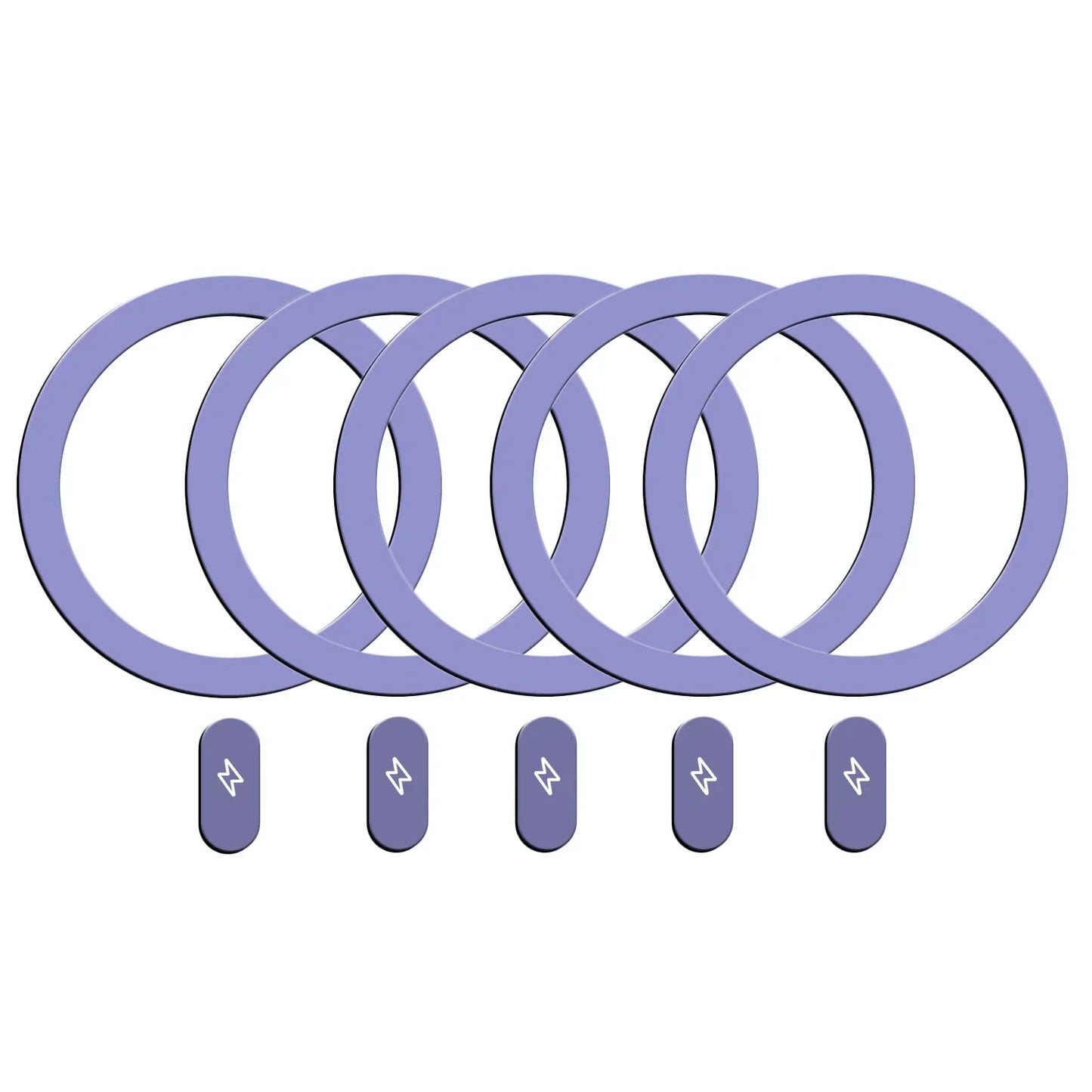 1–5pcs Metal Plate Ring for MagSafe Charger & Car Mount – iPhone 13–15