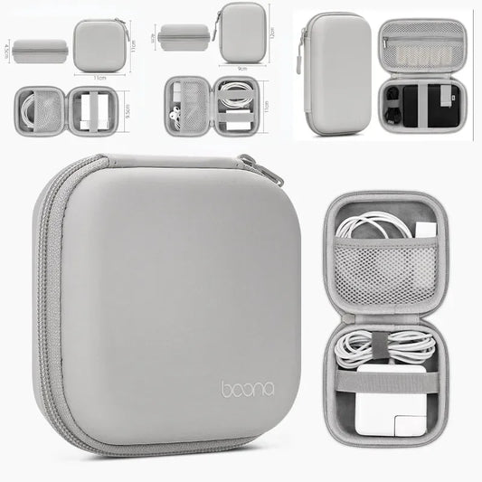 Mini Hard Shell Storage Case for Earphones, Chargers & USB Drives