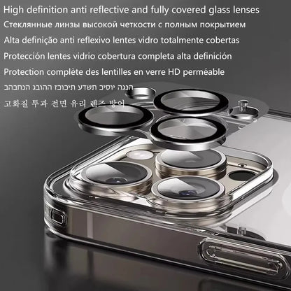 Full Back Clear MagSafe Case for iPhone 17 Pro Max 17 Air Magnetic Cover