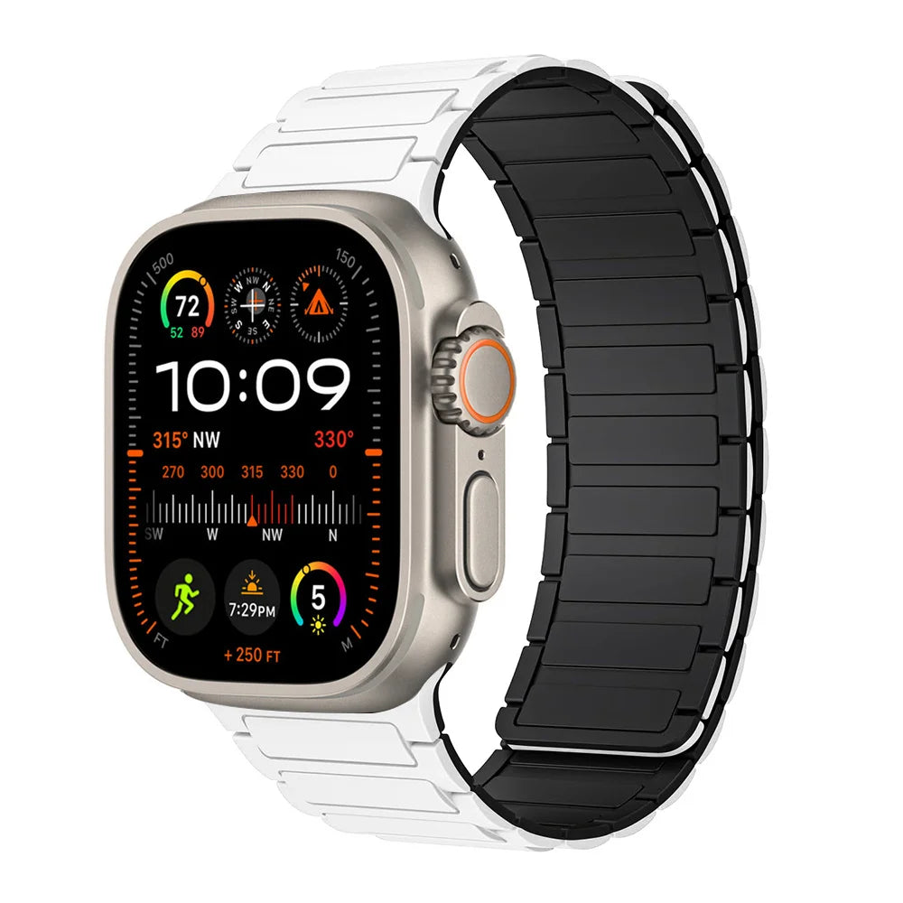 Sports Silicone Magnetic Band – Apple Watch Ultra 2 & Series 5-10 (38-49mm)