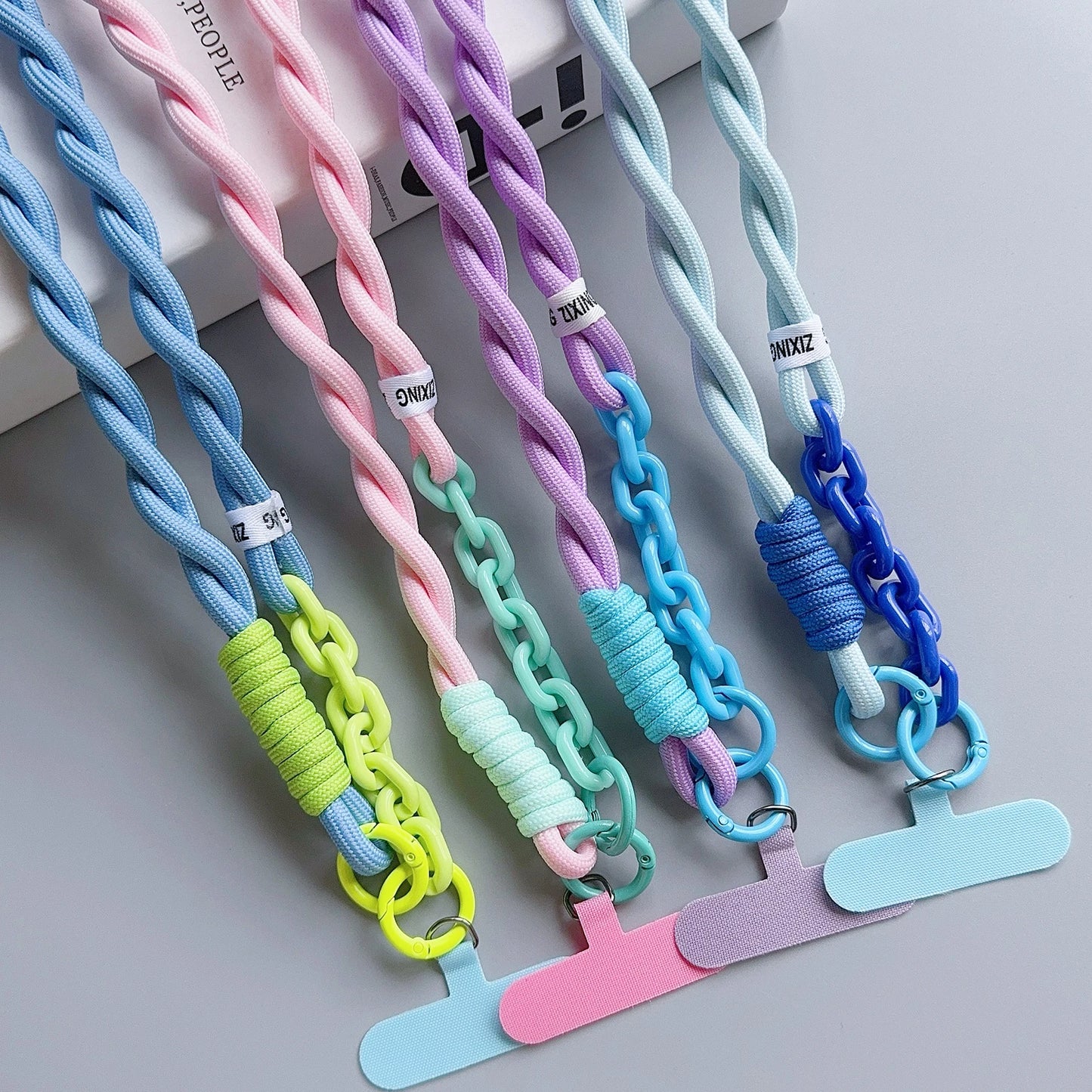 Acrylic Crossbody Phone Lanyard Strap – Anti-Lost Neck & Wrist Clip