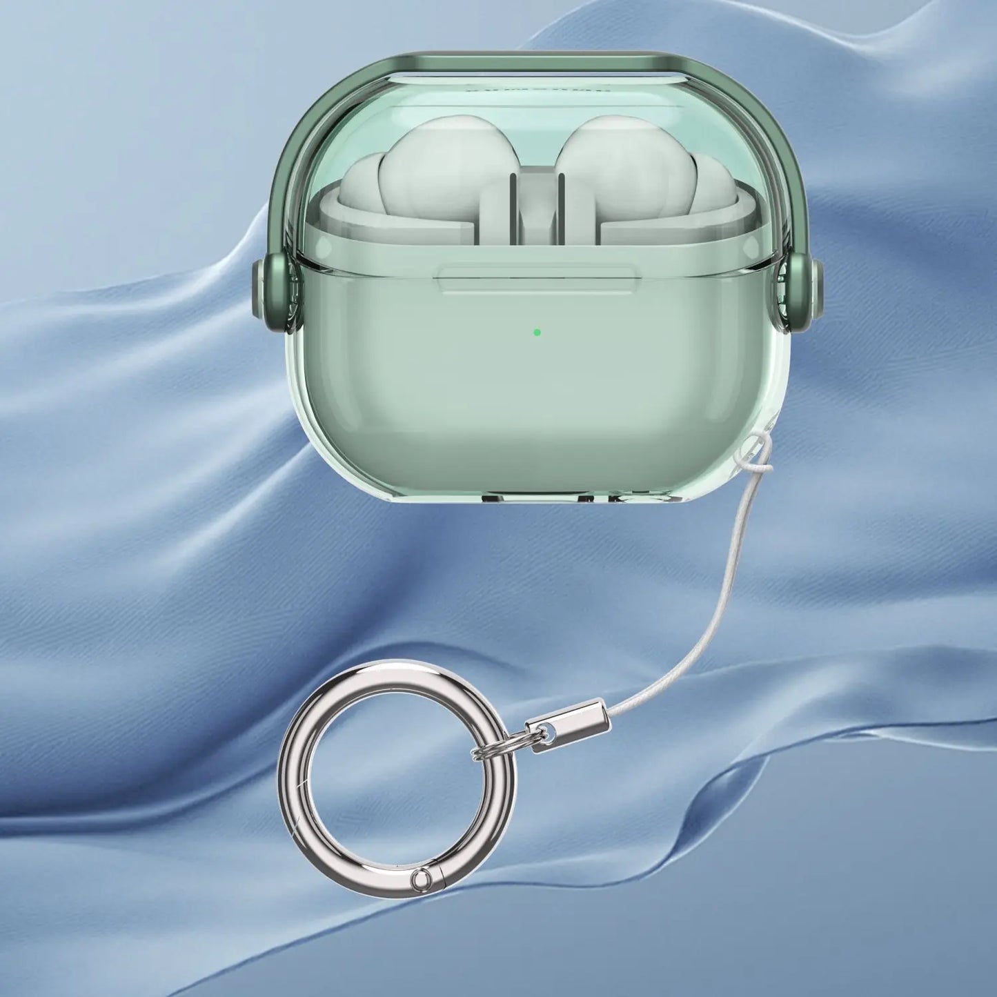 Shockproof Transparent Case with Lanyard for Galaxy Buds 3 Pro – Clear Cover