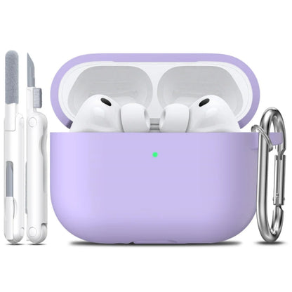Soft Silicone AirPods Pro 3 Case – Keychain & Cleaning Kit Included