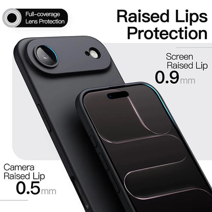Luxury Matte Silicone Case for iPhone 17 Air 17 Pro Max Ultra-Thin Cover