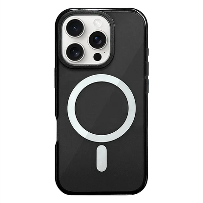 Transparent Neon MagSafe Case for iPhone 11–13 Pro Max – Silicone Bumper