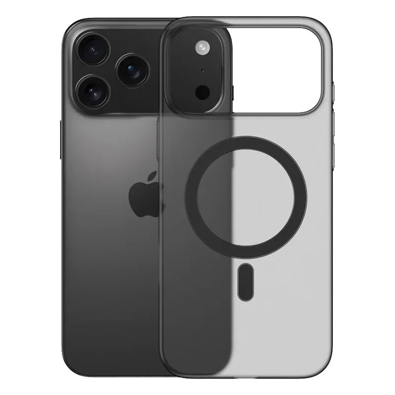 Luxury Magnetic Matte Clear Case for iPhone 17 16 15 14 13 12 Pro Max Plus