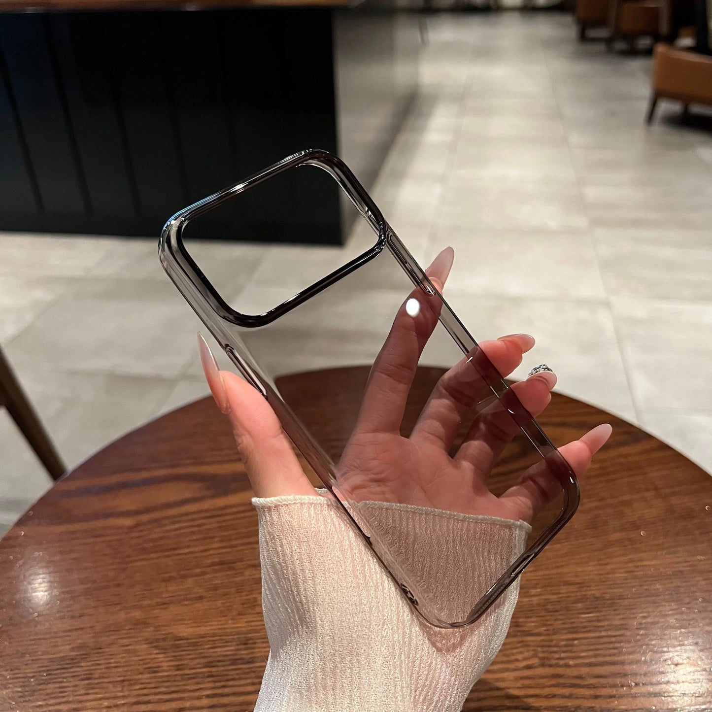 Ultra Thin Transparent Orange Case for iPhone 17 Pro Max 16 15 14 13 12 Air Plus