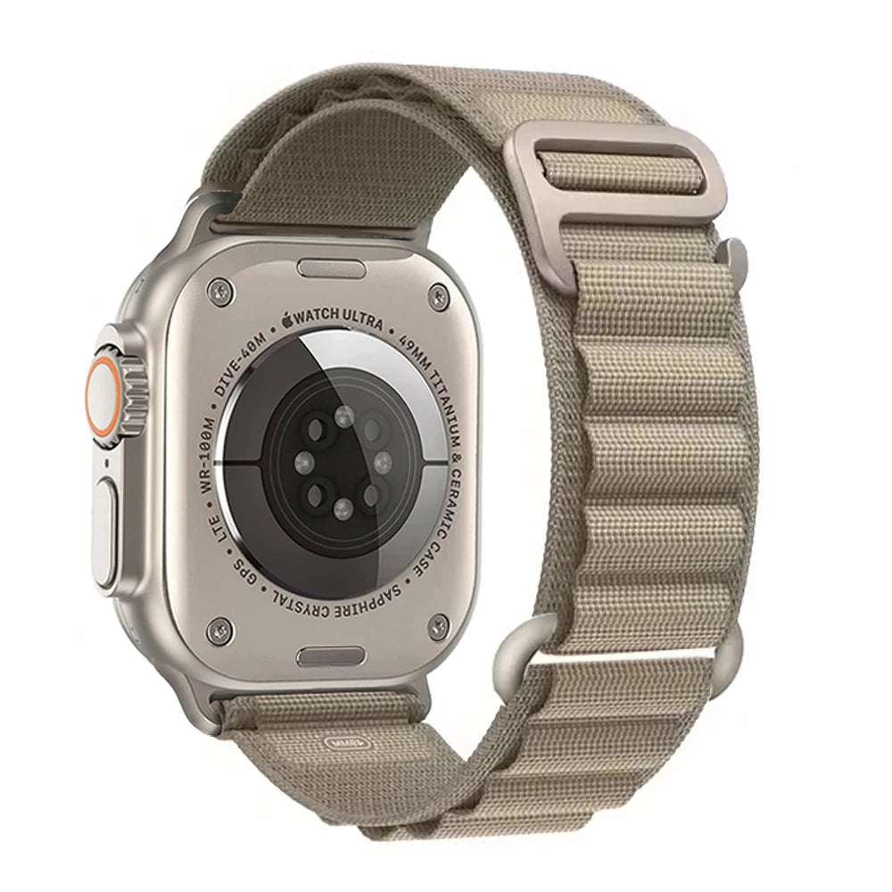 Alpine Loop Nylon Strap for Apple Watch Ultra 2 & Series 10-4, 40-49mm Adjustable Band